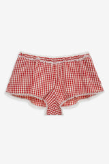 Scotch Bonnet Gingham Short Red