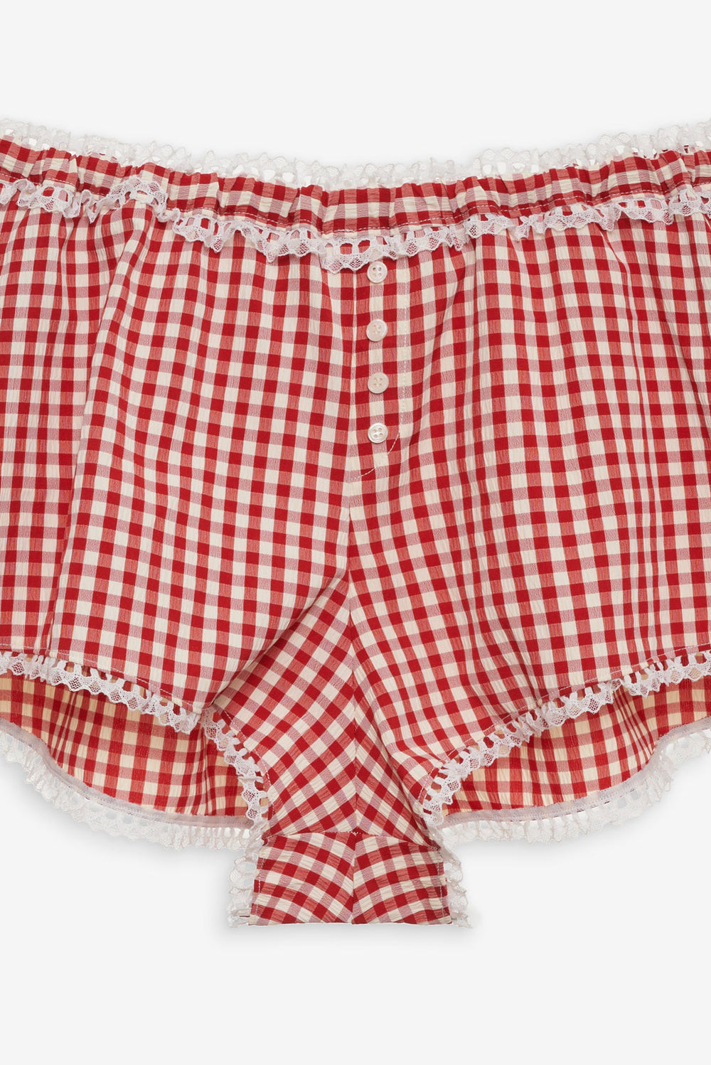 Scotch Bonnet Gingham Short Red