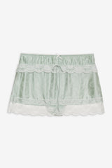 Mint Twist Jacquard Mini Skirt Mint