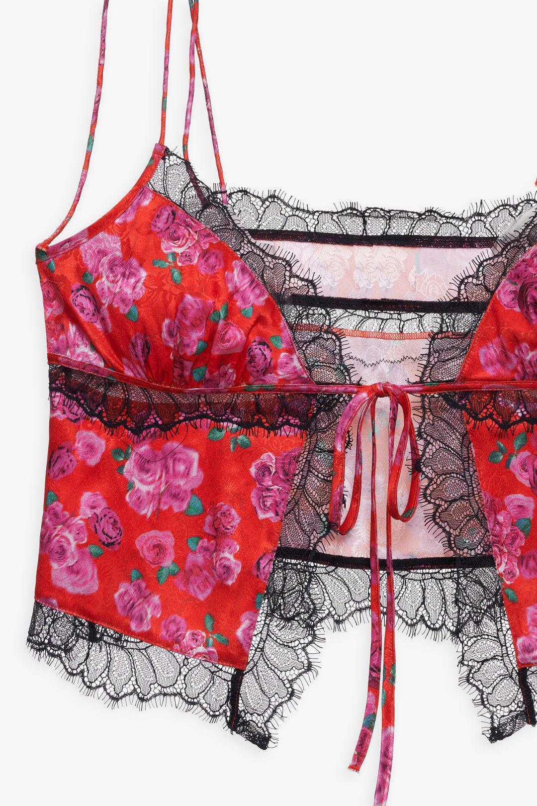 Bellamy Sleep Top & Sleep Mask Red