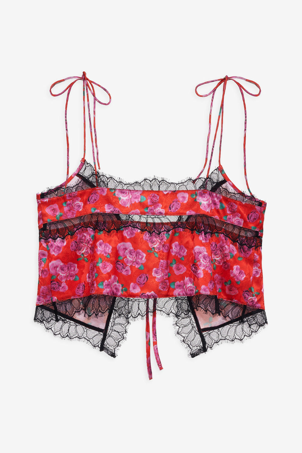 Bellamy Sleep Top & Sleep Mask Red