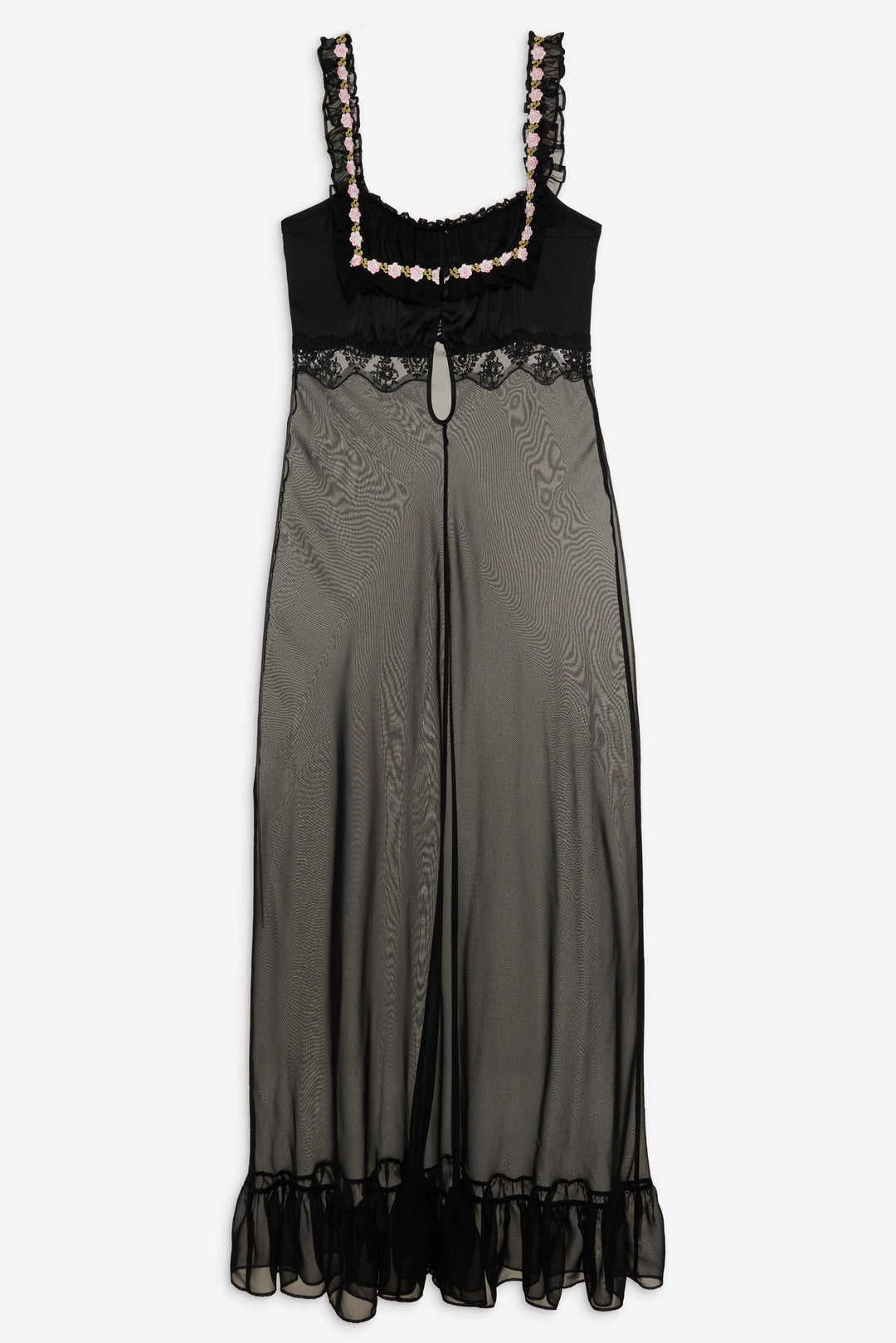 Gertrude Maxi Slip Dress Black