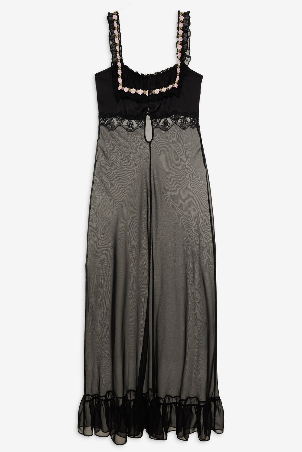 Gertrude Maxi Slip Dress Black