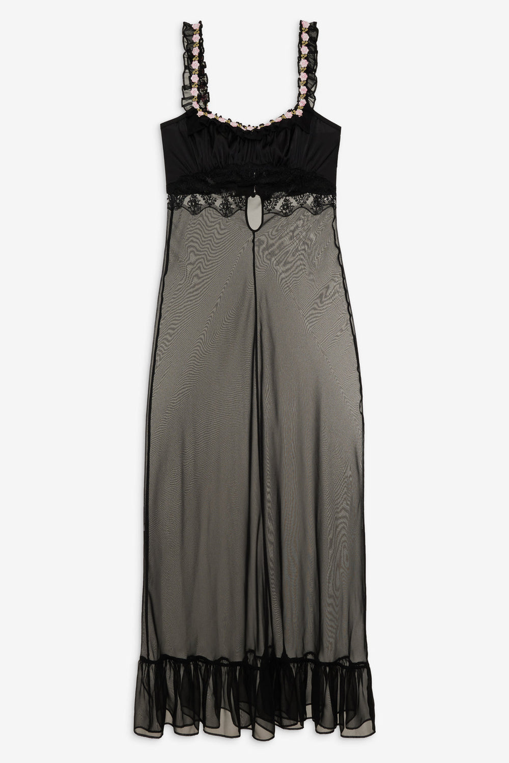 Gertrude Maxi Slip Dress Black
