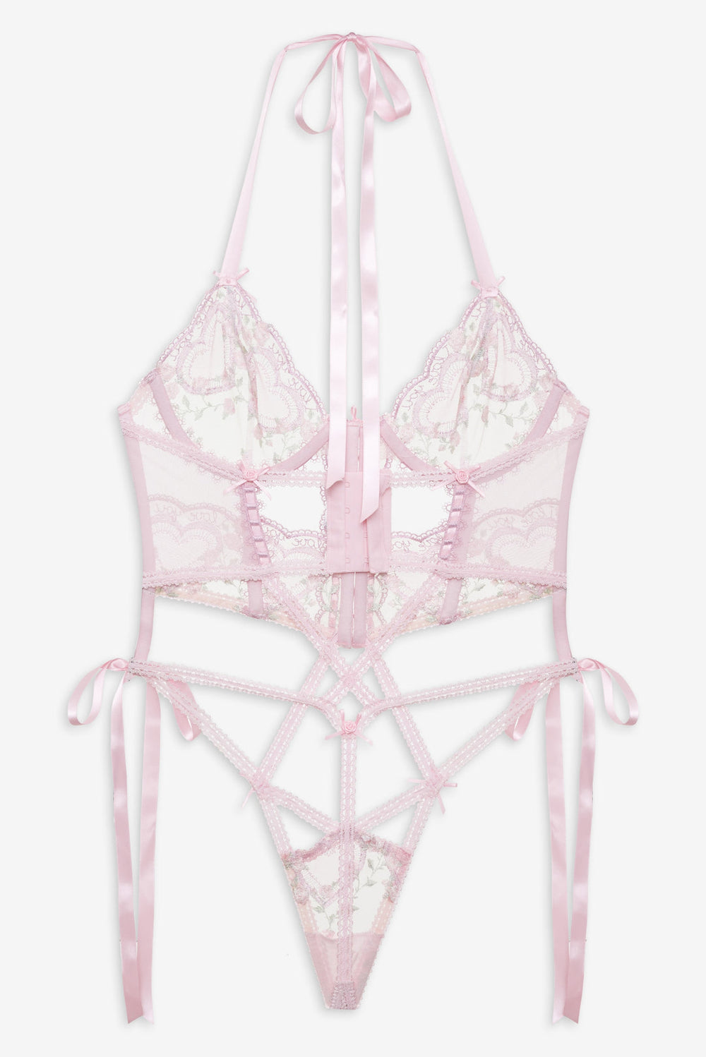 Ily Embroidered Teddy Pink