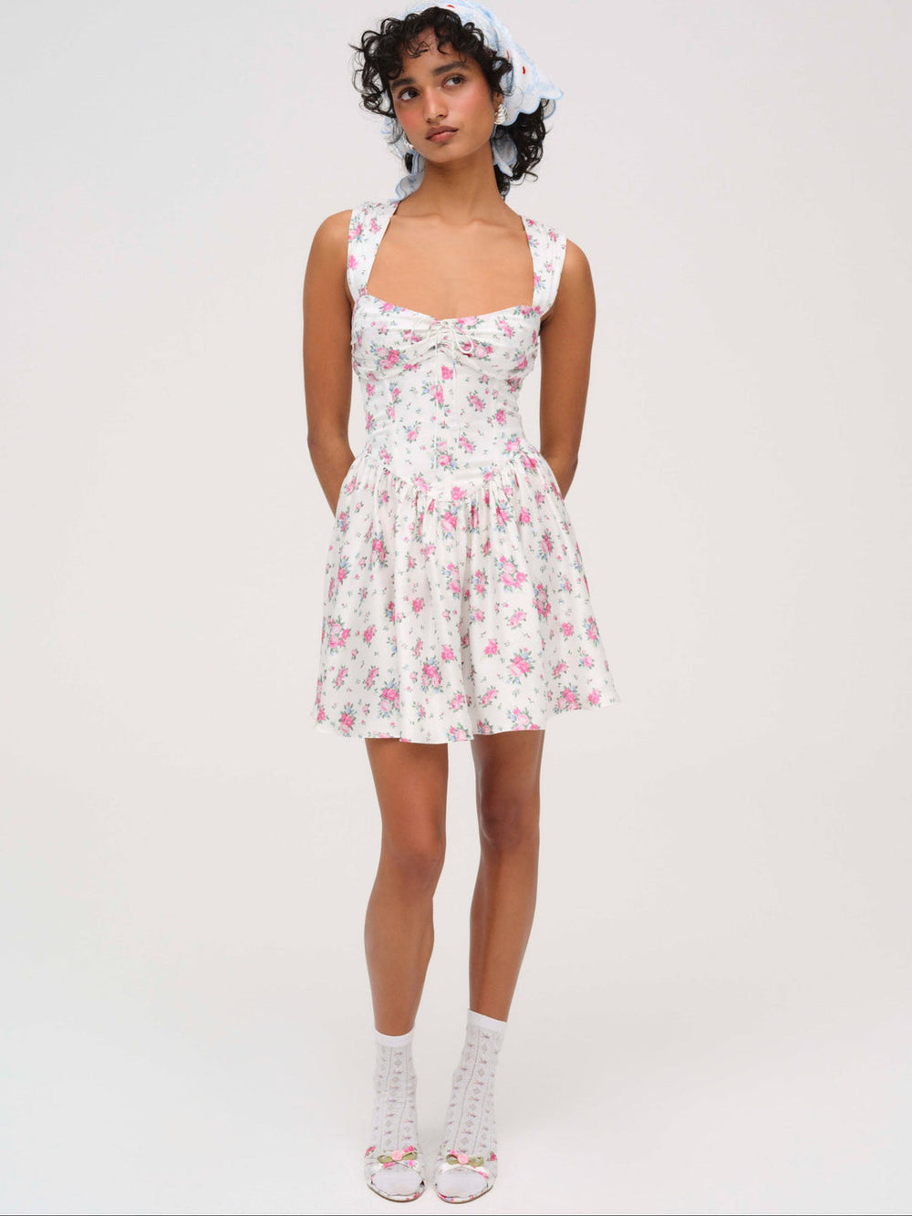 August Mini Dress White