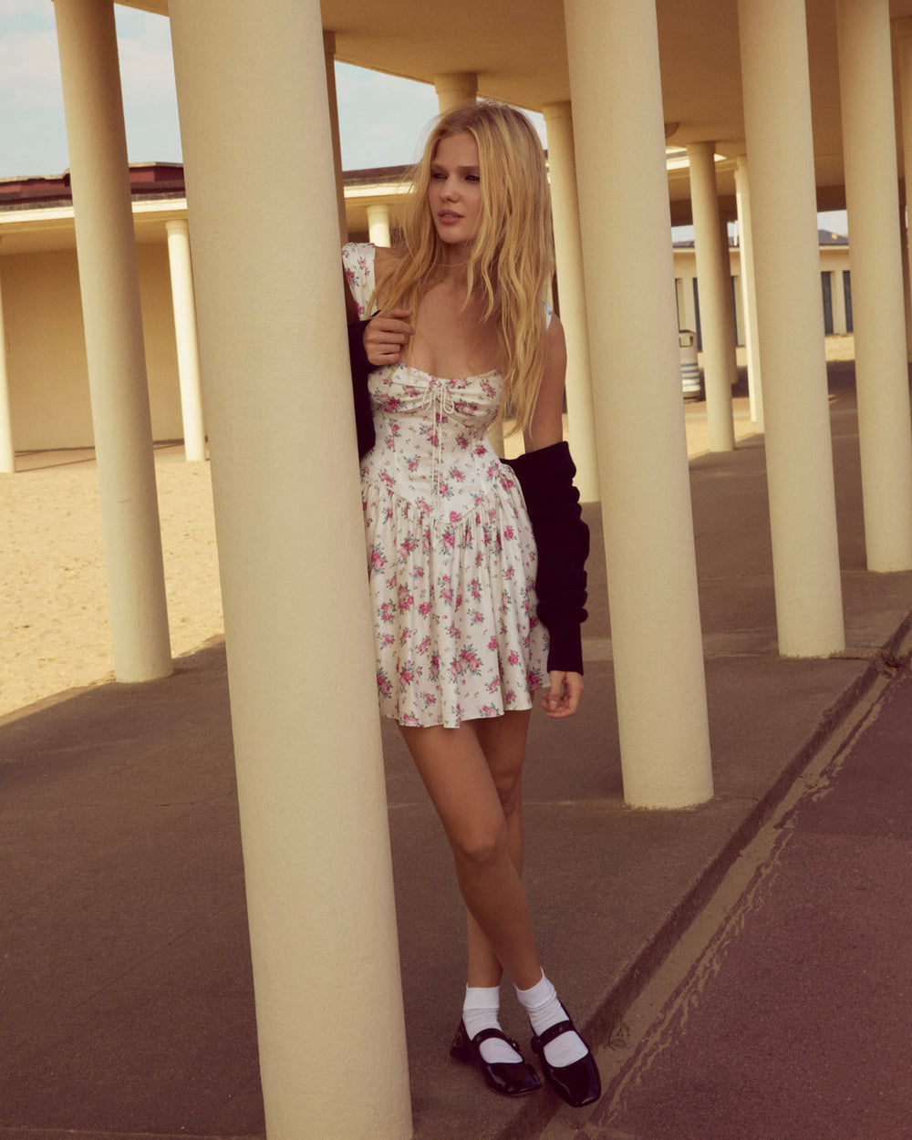 August Mini Dress White