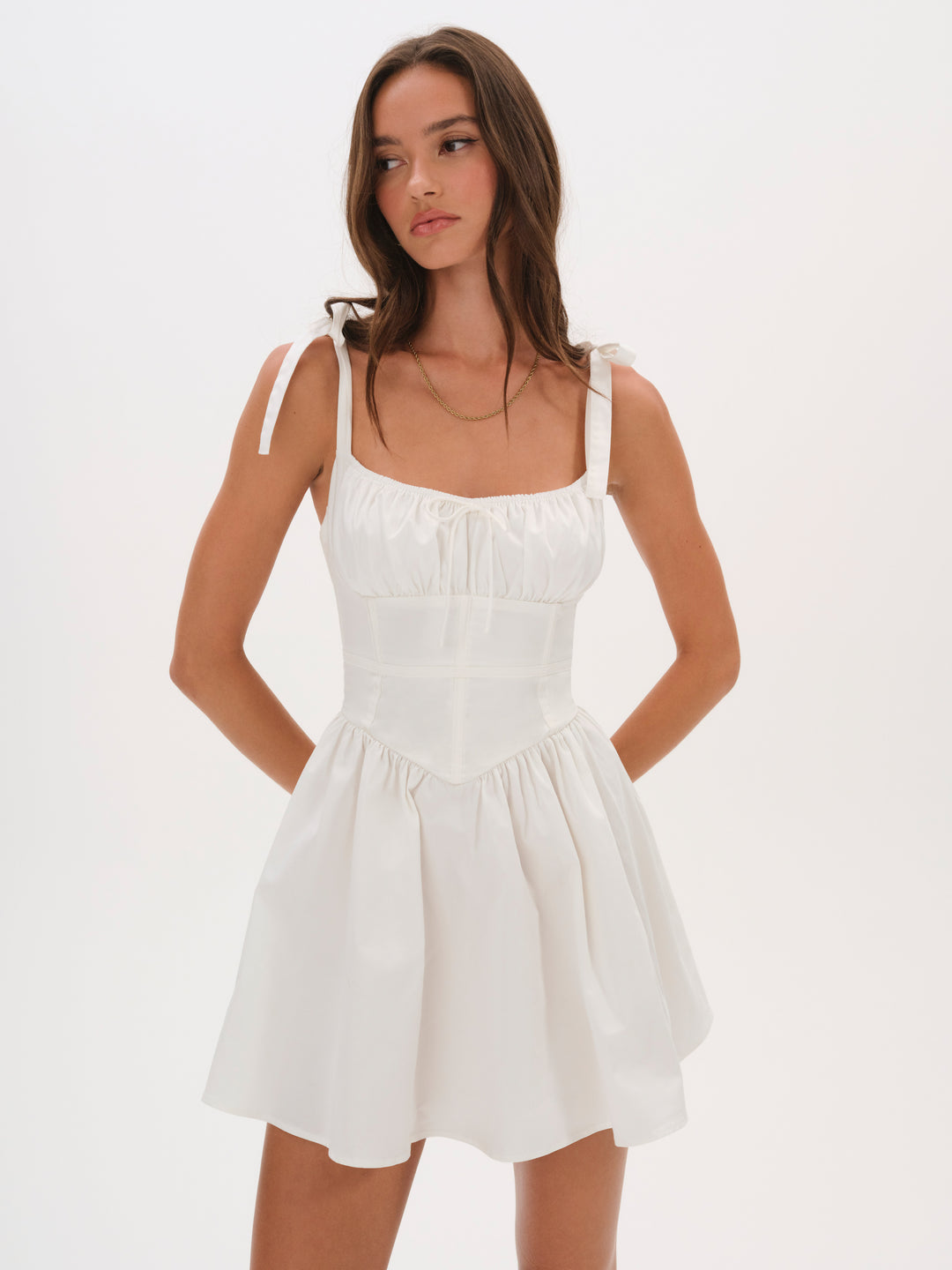 Jessie Mini Dress White