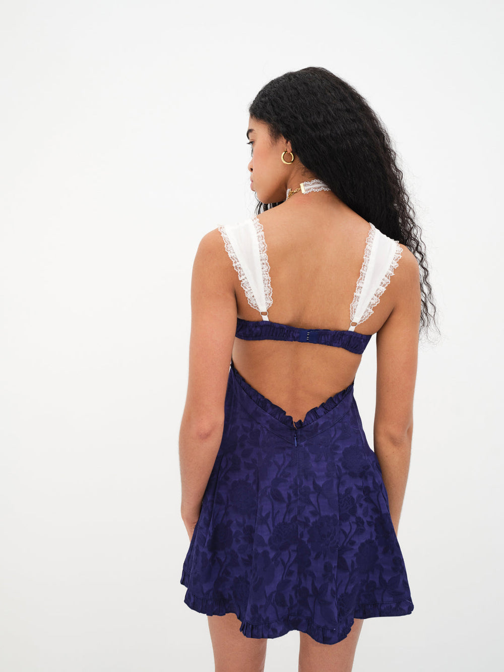 Holland Mini Dress Blue