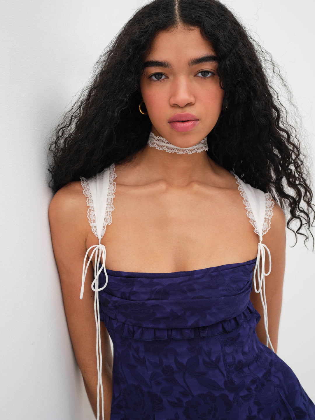 Holland Mini Dress Blue