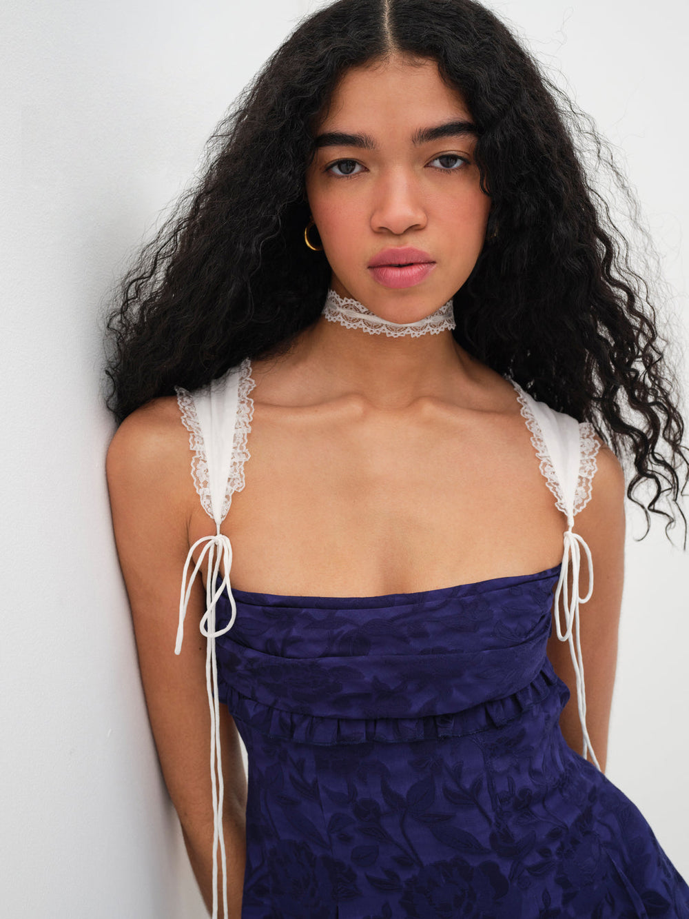 Holland Mini Dress Blue