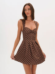 August Mini Dress Chocolate