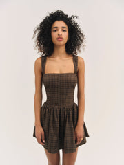 Ginny Mini Dress Brown