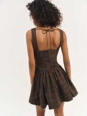 Ginny Mini Dress Brown
