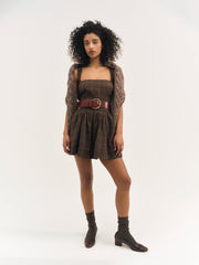 Ginny Mini Dress Brown