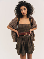 Ginny Mini Dress Brown