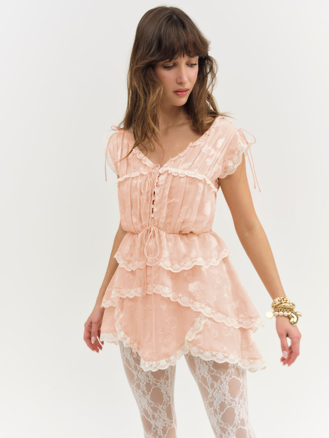 Ciara Mini Dress Bisque