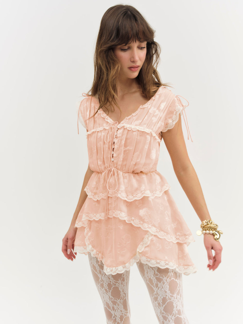 Ciara Mini Dress Bisque
