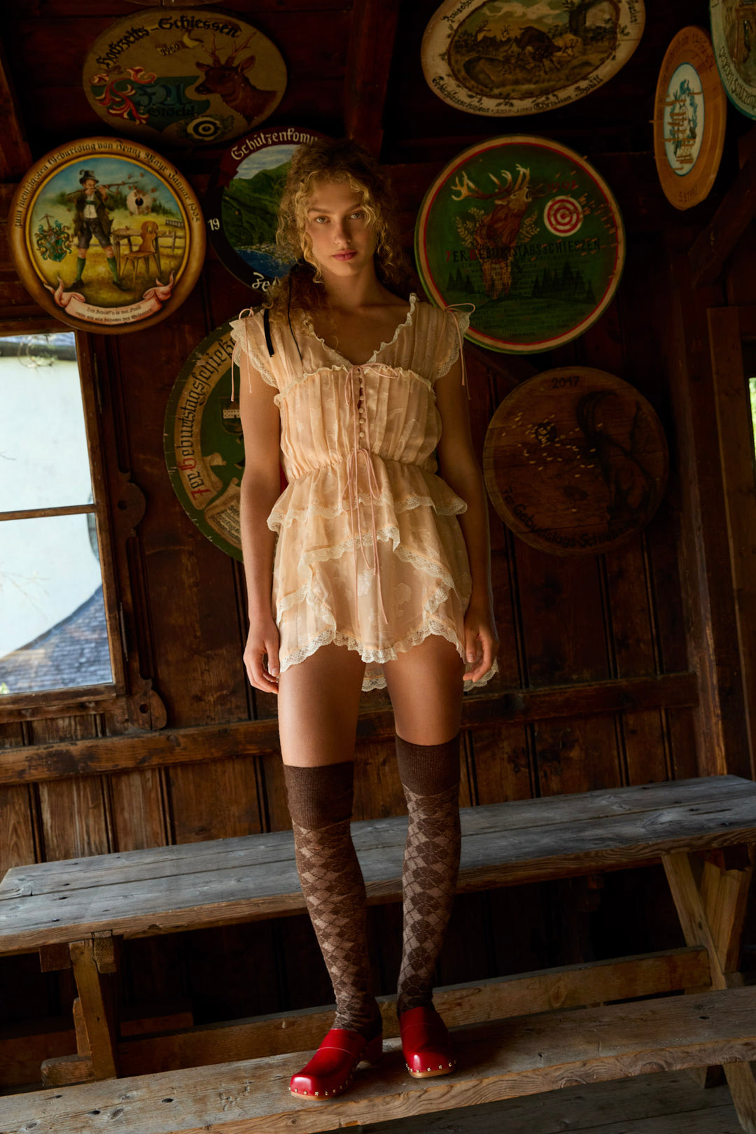 Ciara Mini Dress Bisque