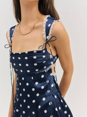 Holland Mini Dress Navy