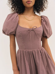 Florence Mini Dress Burgundy