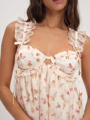 Poppy Mini Dress White