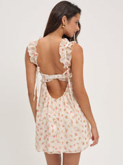 Poppy Mini Dress White