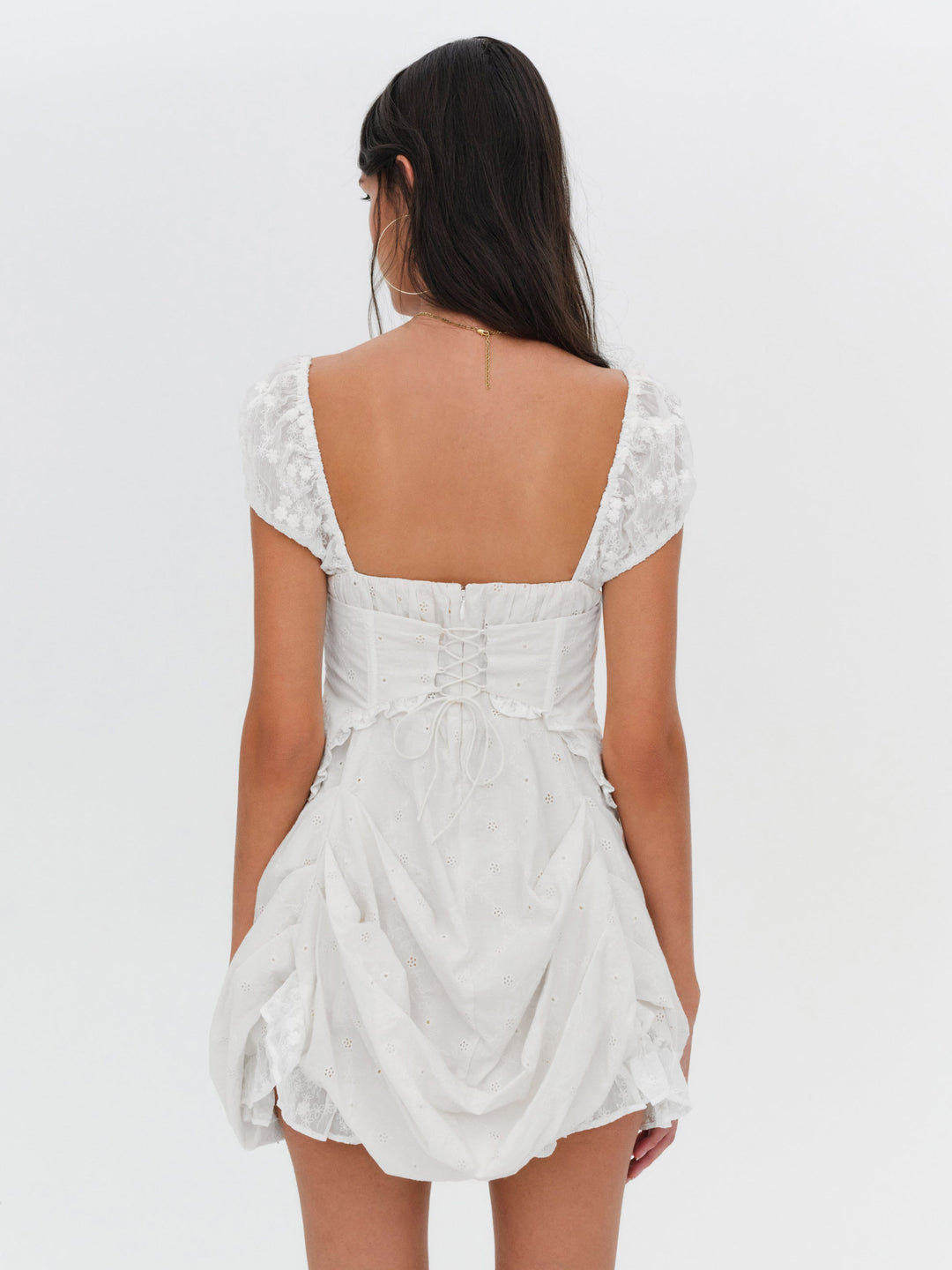 Morgan Mini Dress Bright White