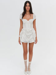 Morgan Mini Dress Bright White