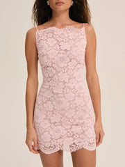 Lakeside Mini Dress Pink