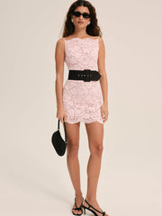Lakeside Mini Dress Pink