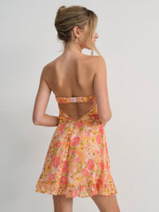 Teagan Mini Dress Yellow