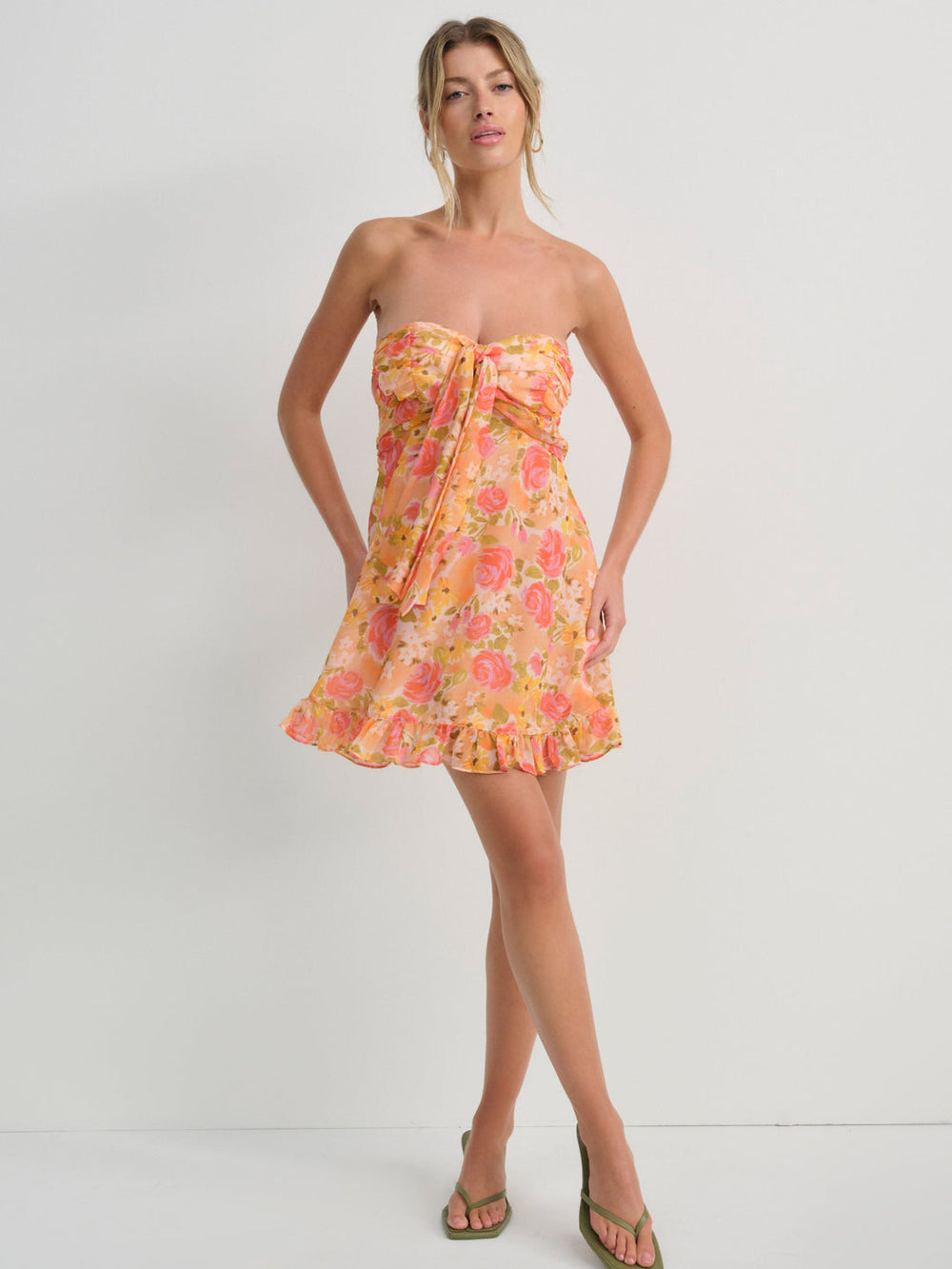 Teagan Mini Dress Yellow