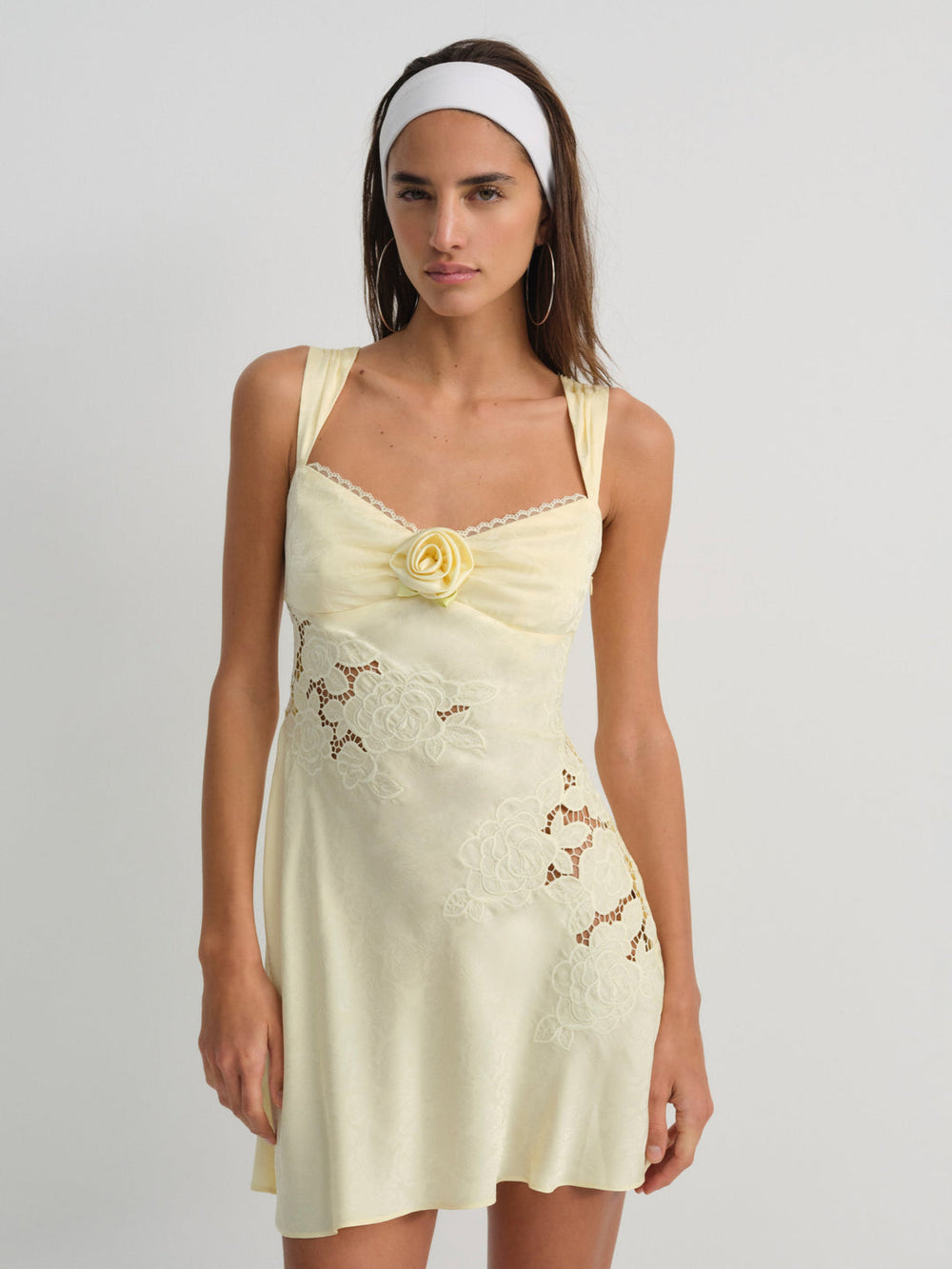 Claudia Mini Dress Yellow