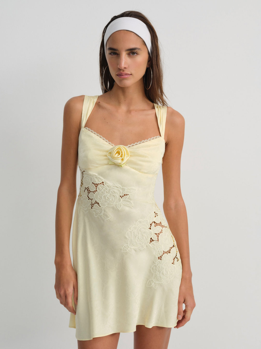 Claudia Mini Dress Yellow