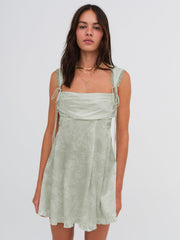 Holland Mini Dress Green