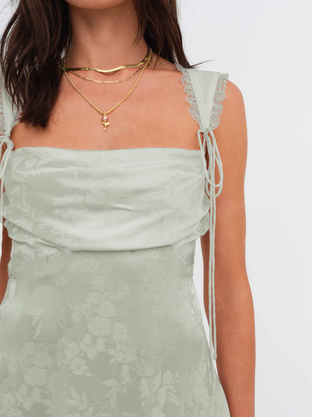 Holland Mini Dress Green