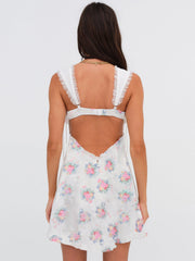 Holland Mini Dress Doily Bouquet