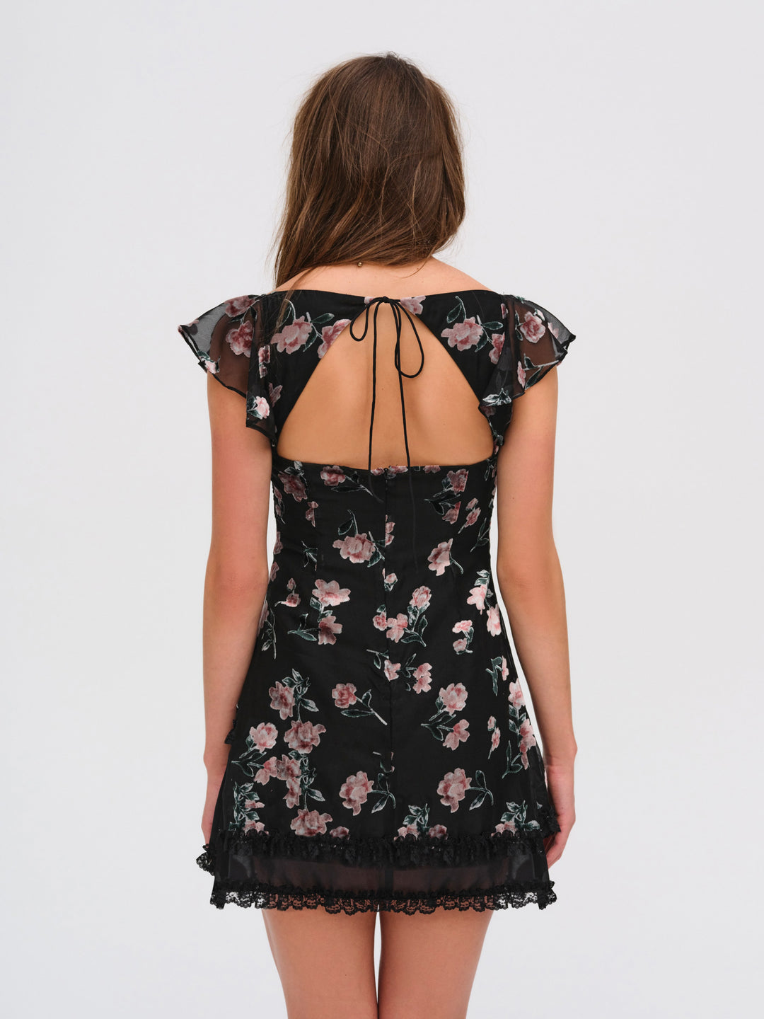 Aigrette Mini Dress Black