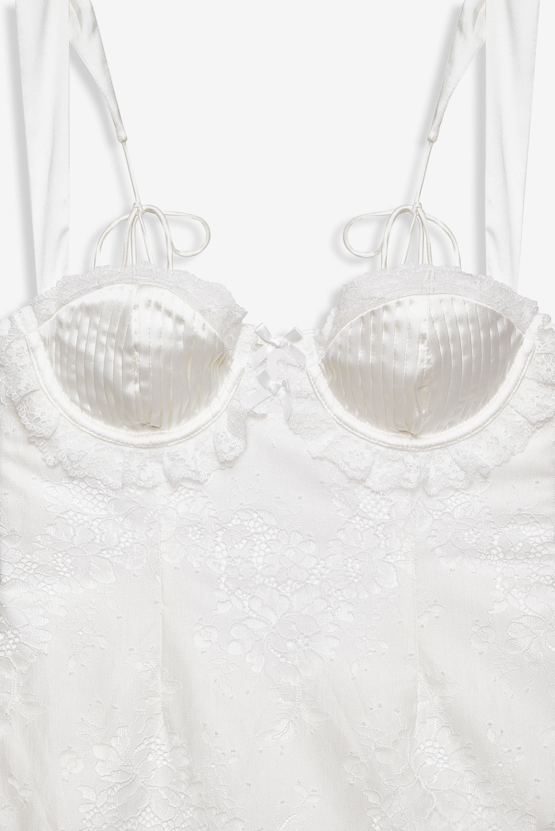 Allira Lace Mini Dress White