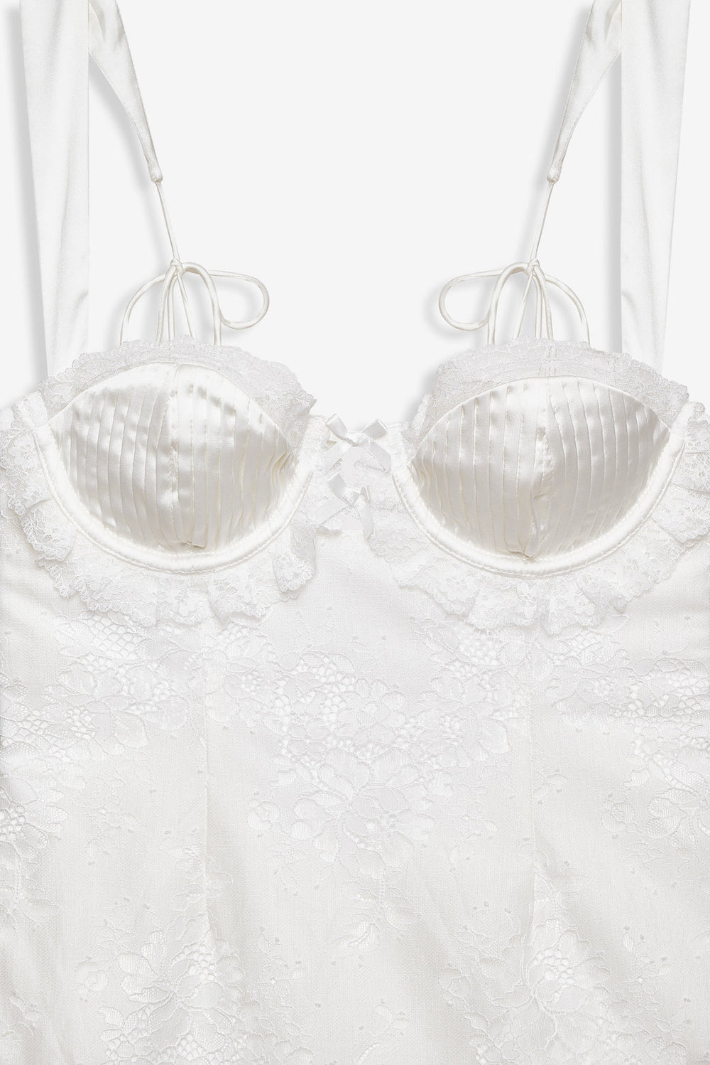 Allira Lace Mini Dress White