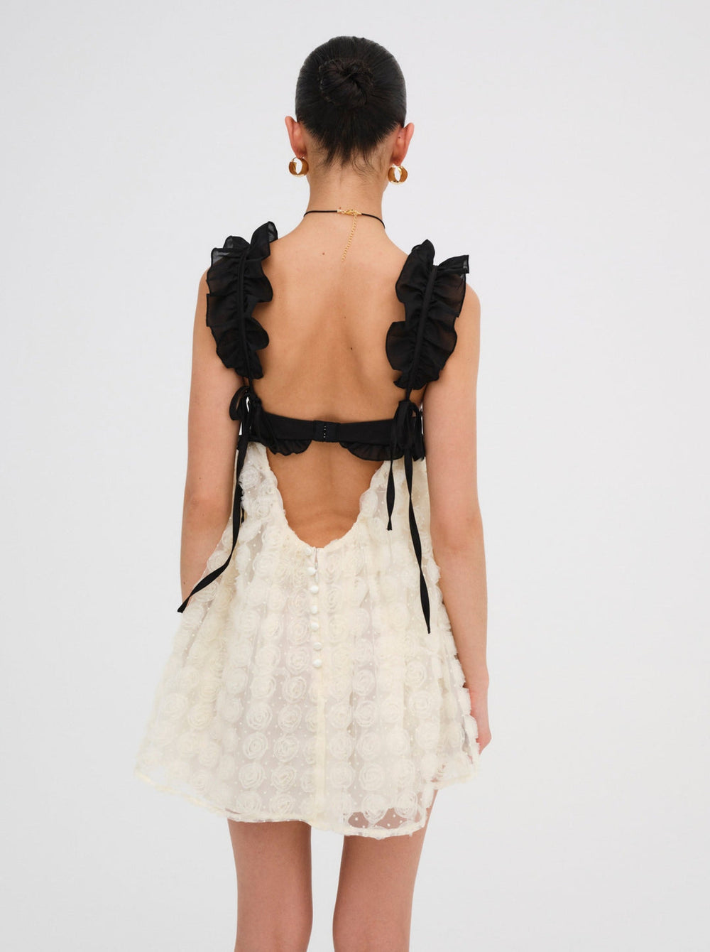 Poppy Mini Dress Ivory