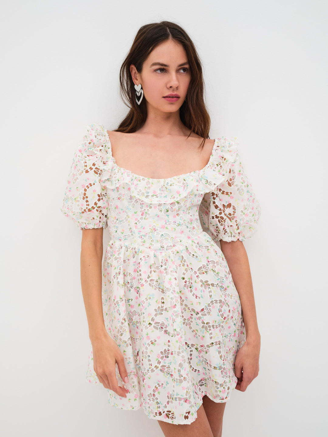 Magnolia Mini Dress White