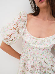 Magnolia Mini Dress White
