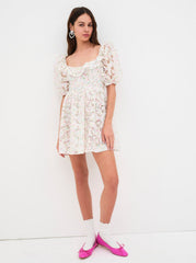 Magnolia Mini Dress White