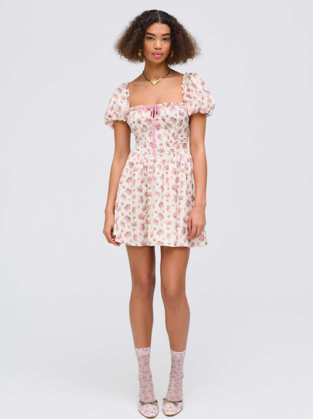 Etienne Mini Dress Pink