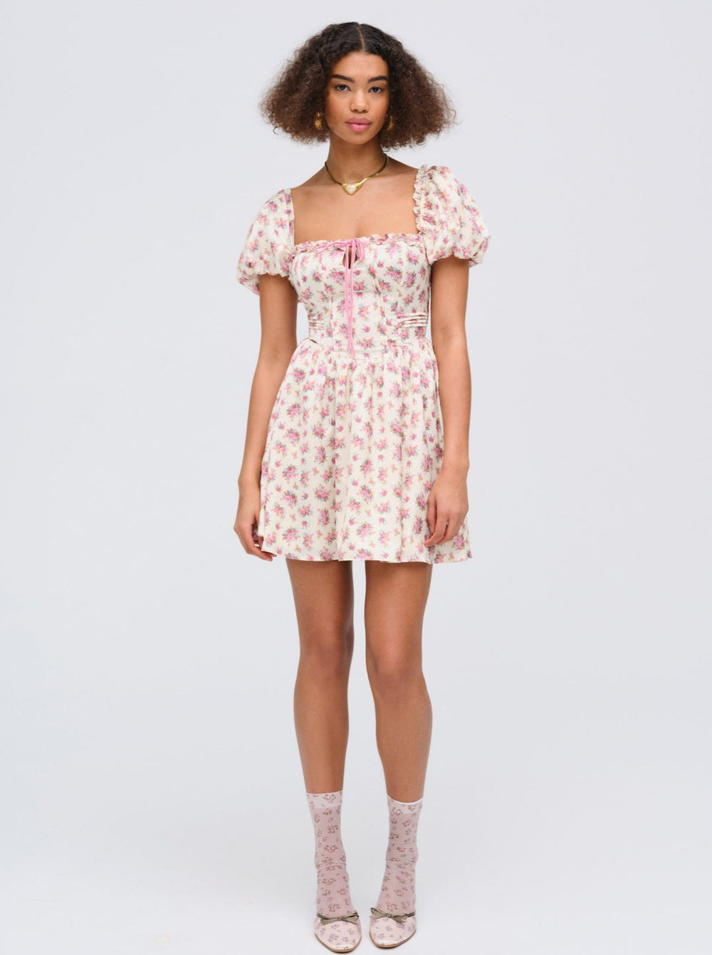 Etienne Mini Dress Pink
