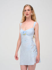 Claudia Mini Dress Blue