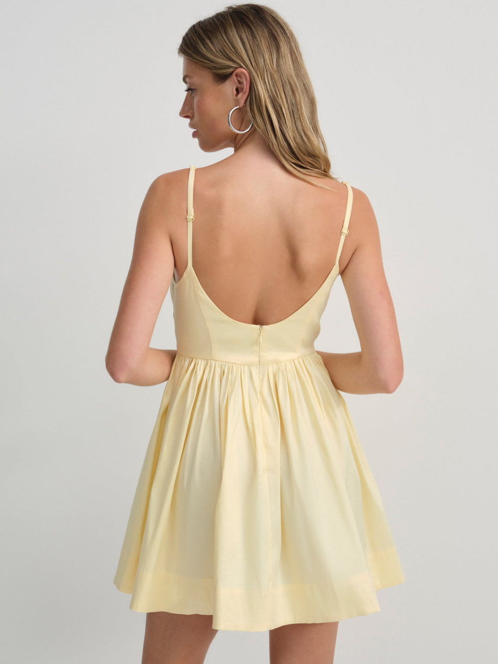 Doris Mini Dress Yellow