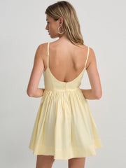 Doris Mini Dress Yellow